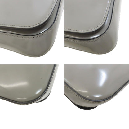 PRADA プラダ ロゴ ブラッシュドレザー ショルダーバッグ レザー レディース 中古