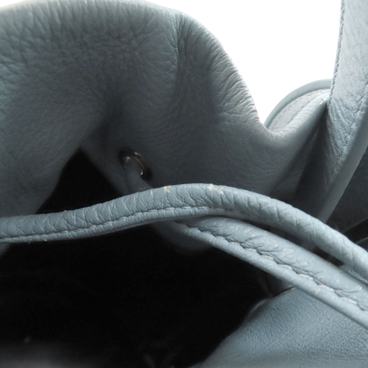 BALENCIAGA バレンシアガ 638342 ドローストリング バケット 2WAY ハンドバッグ レザー レディース 中古