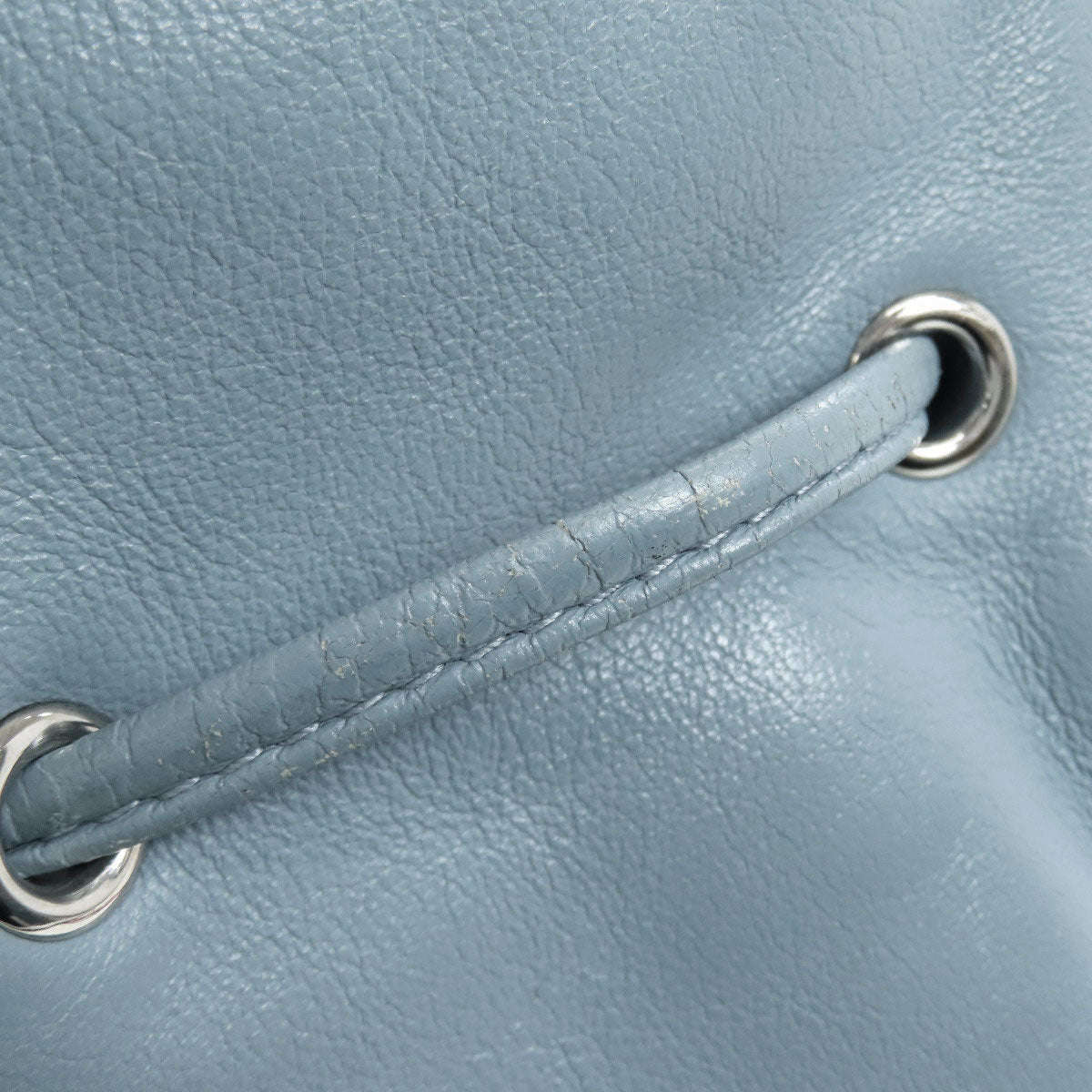 BALENCIAGA バレンシアガ 638342 ドローストリング バケット 2WAY ハンドバッグ レザー レディース 中古