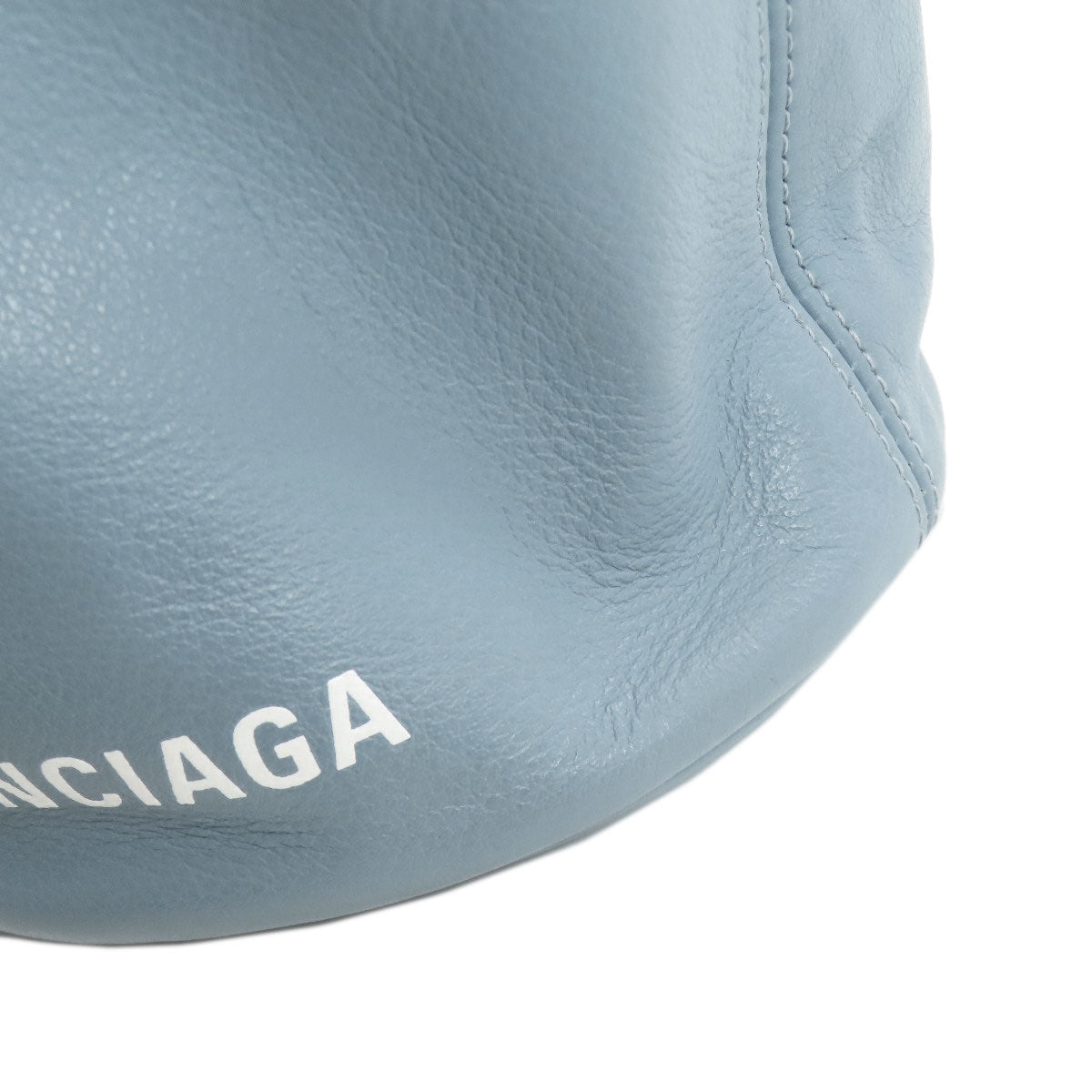 BALENCIAGA バレンシアガ 638342 ドローストリング バケット 2WAY ハンドバッグ レザー レディース 中古