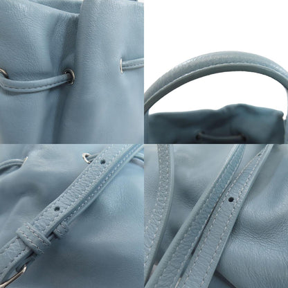 BALENCIAGA バレンシアガ 638342 ドローストリング バケット 2WAY ハンドバッグ レザー レディース 中古