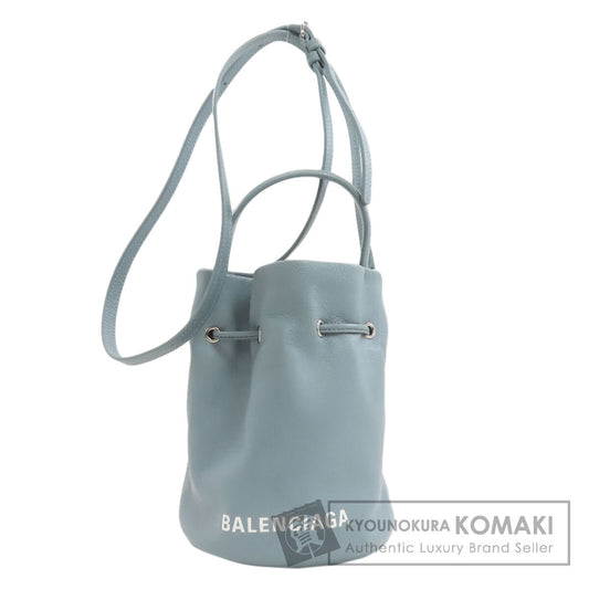 BALENCIAGA バレンシアガ 638342 ドローストリング バケット 2WAY ハンドバッグ レザー レディース 中古