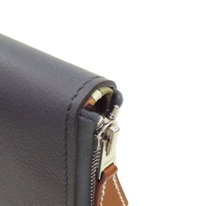 HERMES エルメス アザップシルクイン ロング シルバー金具 長財布（小銭入れあり） エプソン レディース 中古