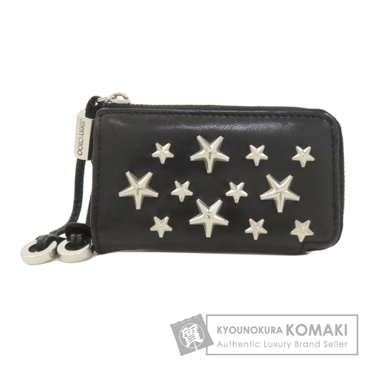 Jimmy Choo ジミーチュウ スターモチーフ コインケース レザー レディース 中古