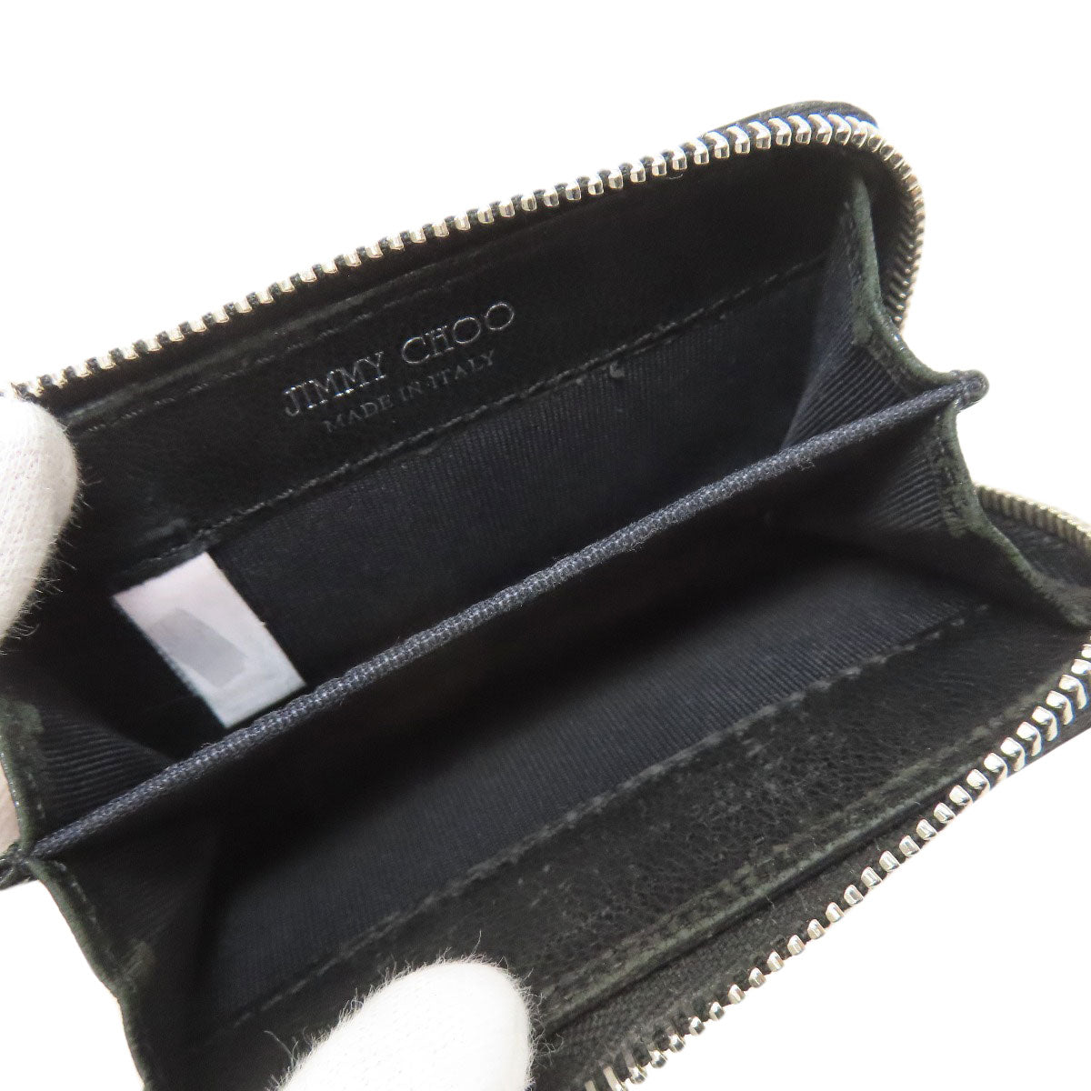 Jimmy Choo ジミーチュウ スターモチーフ コインケース レザー レディース 中古