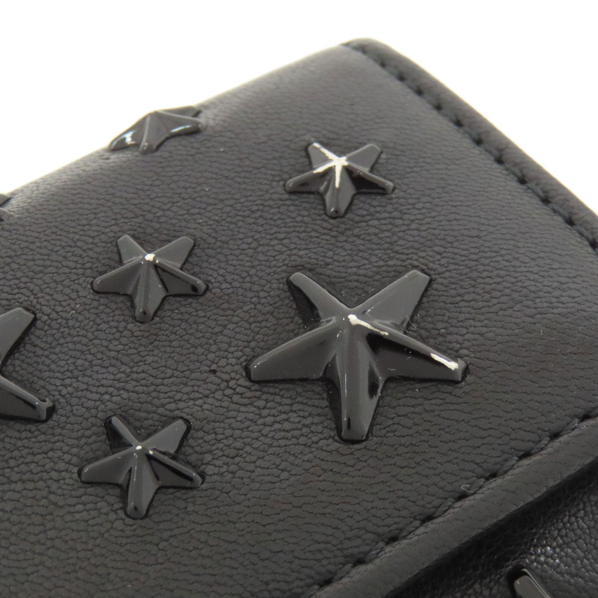 Jimmy Choo ジミーチュウ スターモチーフ キーケース レザー レディース 中古