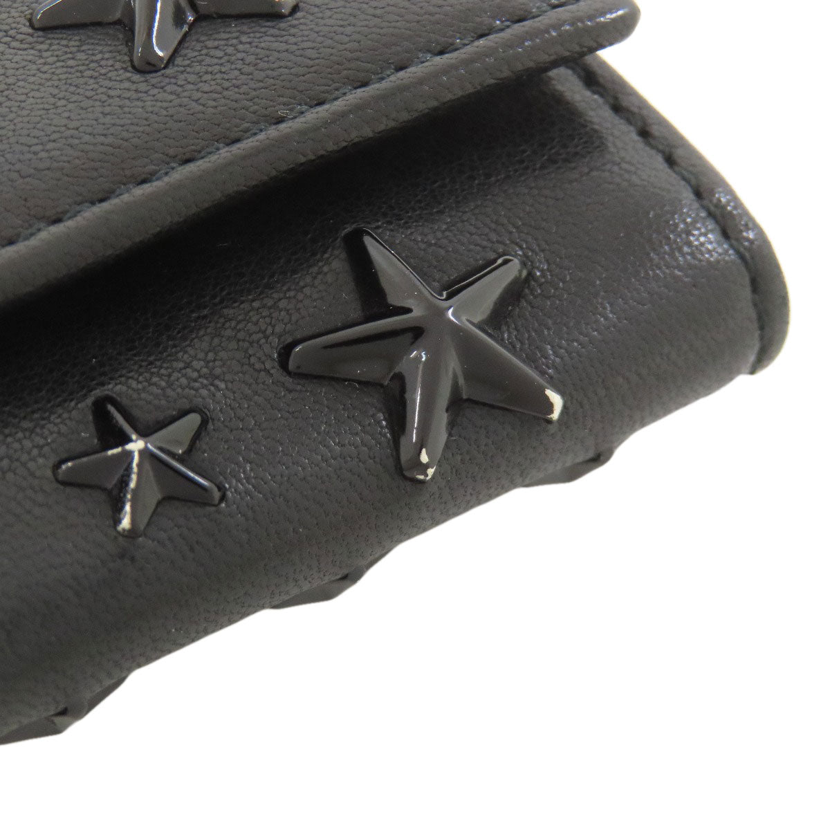 Jimmy Choo ジミーチュウ スターモチーフ キーケース レザー レディース 中古