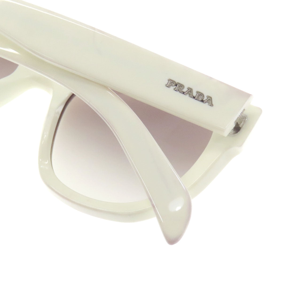 PRADA プラダ ロゴ サングラス プラスティック レディース 中古