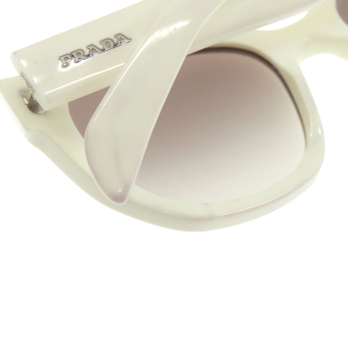 PRADA プラダ ロゴ サングラス プラスティック レディース 中古