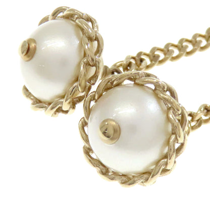 CHANEL シャネル チェーン ココマーク ピアス 金属製 レディース 中古