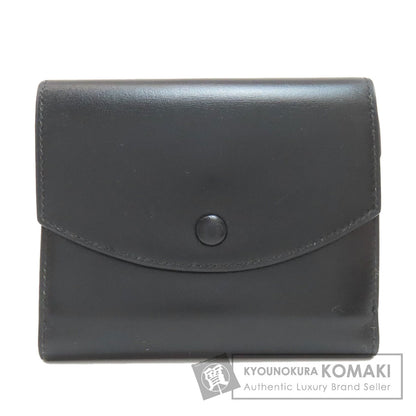 HERMES エルメス 三つ折り コンパクトウォレット ゴールド金具 二つ折り財布（小銭入れあり） ボックスカーフ レディース 中古