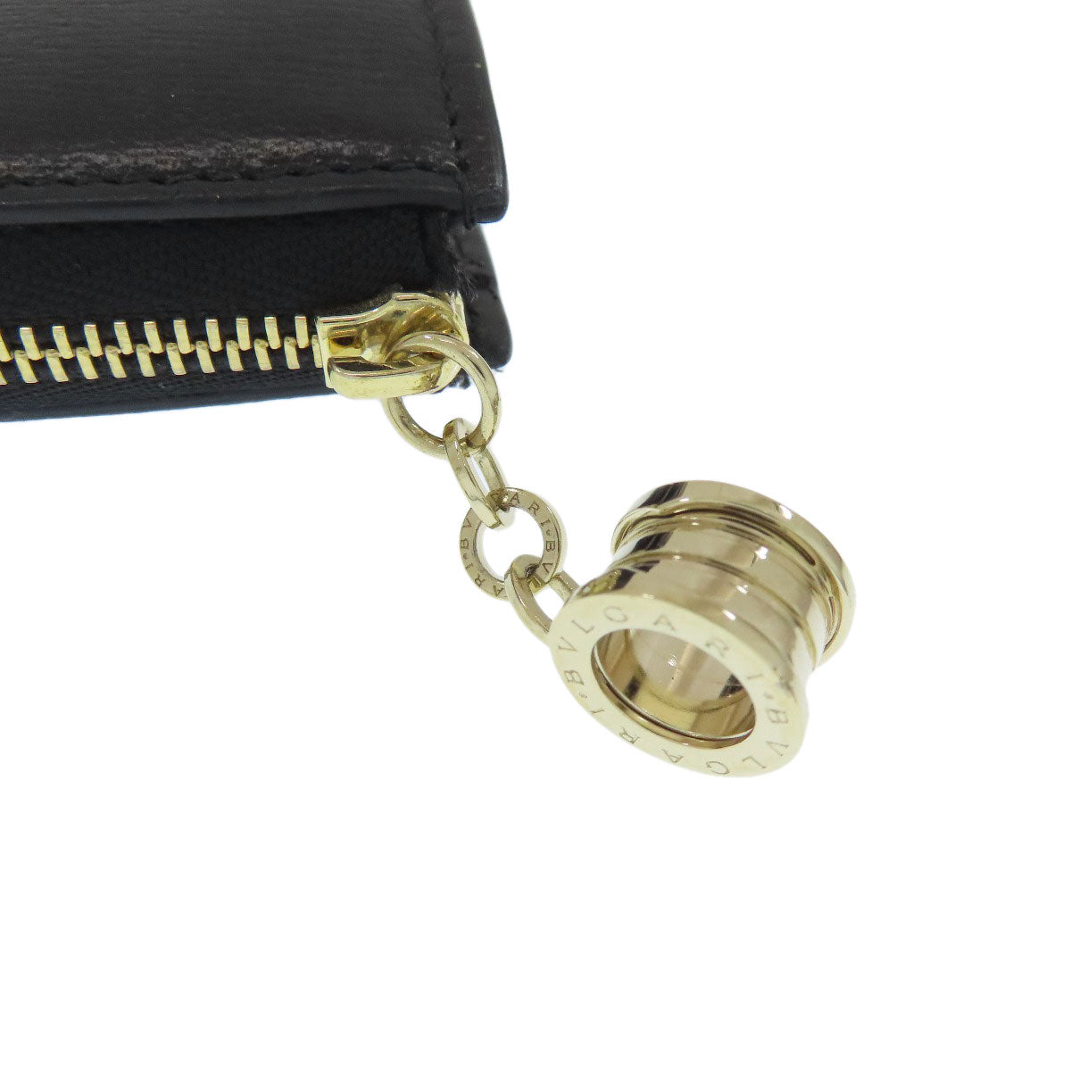 BVLGARI ブルガリ ビーゼロワンチャーム 長財布（小銭入れあり） レザー レディース 中古