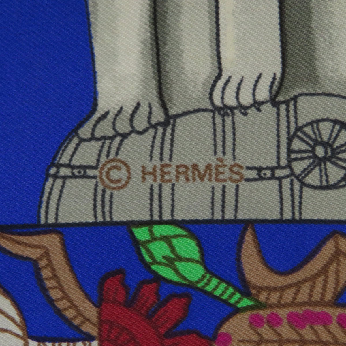 HERMES エルメス カレ90 トラナ スカーフ シルク レディース 中古