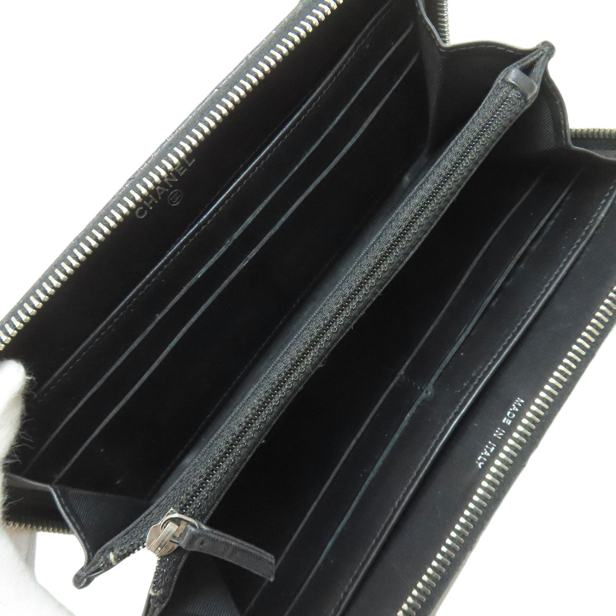シャネル マトラッセ ココマーク シルバー金具 長財布（小銭入れあり） 中古 商品画像5