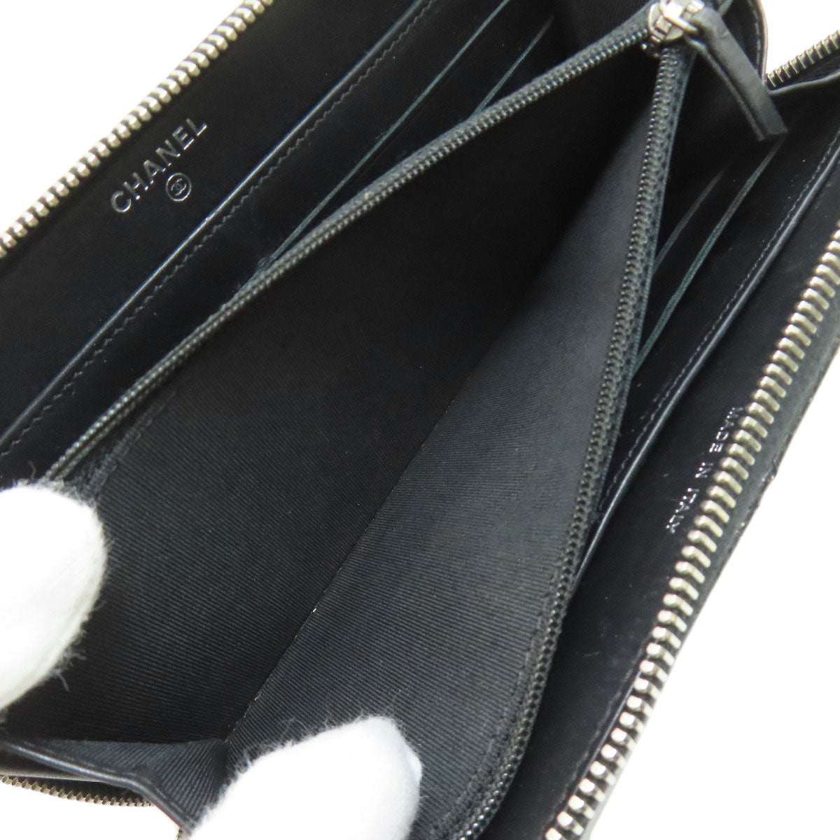 シャネル マトラッセ ココマーク シルバー金具 長財布（小銭入れあり） 中古 商品画像6