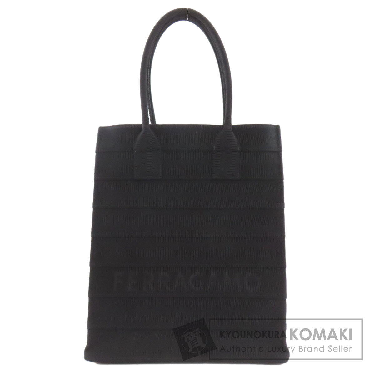 Salvatore Ferragamo サルヴァトーレフェラガモ 213986 BEACHWEAR GROS トートバッグ キャンバス レディース 中古
