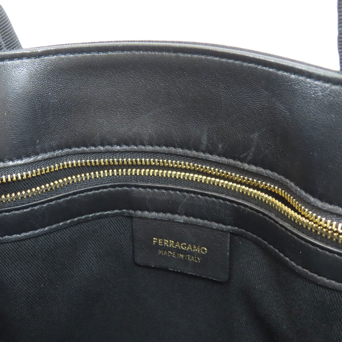 Salvatore Ferragamo サルヴァトーレフェラガモ 213986 BEACHWEAR GROS トートバッグ キャンバス レディース 中古