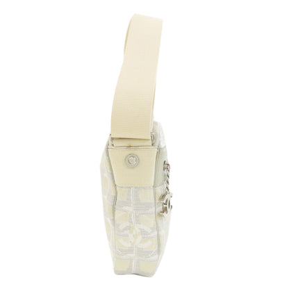 CHANEL シャネル ニュートラベルライン ショルダーバッグ ナイロンジャガード レディース 中古