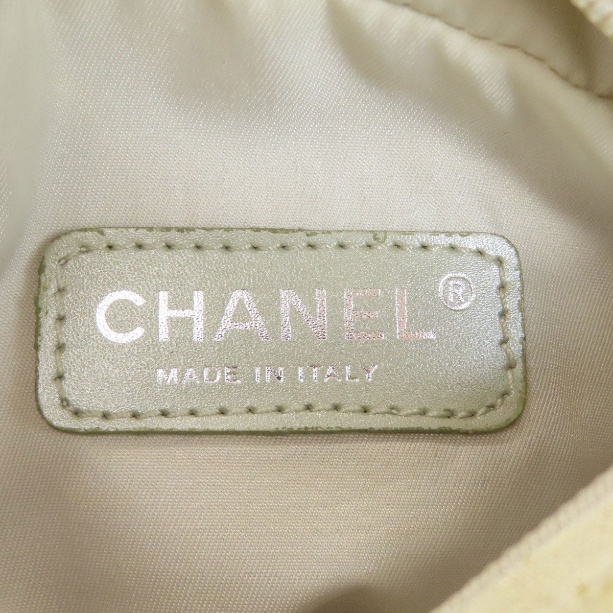CHANEL シャネル ニュートラベルライン ショルダーバッグ ナイロンジャガード レディース 中古