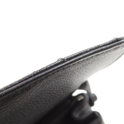 CHANEL シャネル マトラッセ ダブルフェイス シルバー金具 ハンドバッグ グレインド カーフスキン レディース 中古