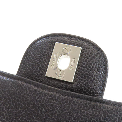 CHANEL シャネル マトラッセ ダブルフェイス シルバー金具 ハンドバッグ グレインド カーフスキン レディース 中古