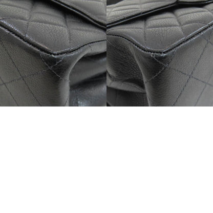 CHANEL シャネル マトラッセ ダブルフェイス シルバー金具 ハンドバッグ グレインド カーフスキン レディース 中古
