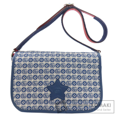 GUCCI グッチ 664143 チルドレンズ スターモチーフ ショルダーバッグ キャンバス レディース 中古