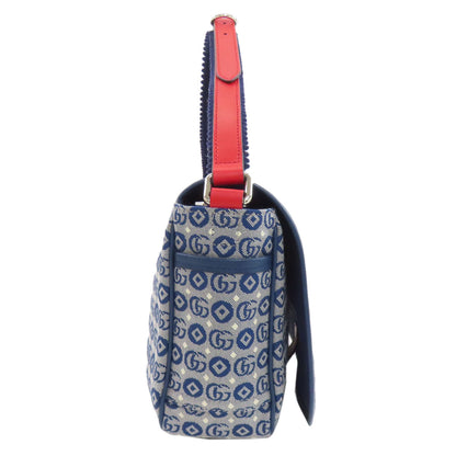 GUCCI グッチ 664143 チルドレンズ スターモチーフ ショルダーバッグ キャンバス レディース 中古