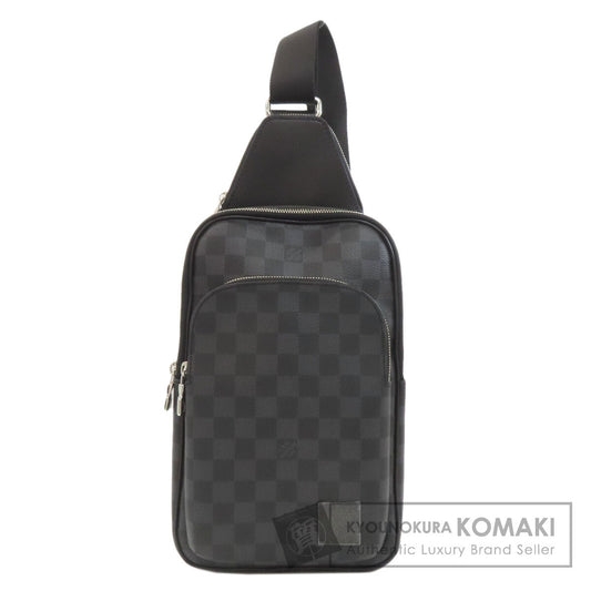 LOUIS VUITTON ルイヴィトン N45302 アヴェニュー・スリングバッグ ボディバッグ ダミエキャンバス メンズ 中古