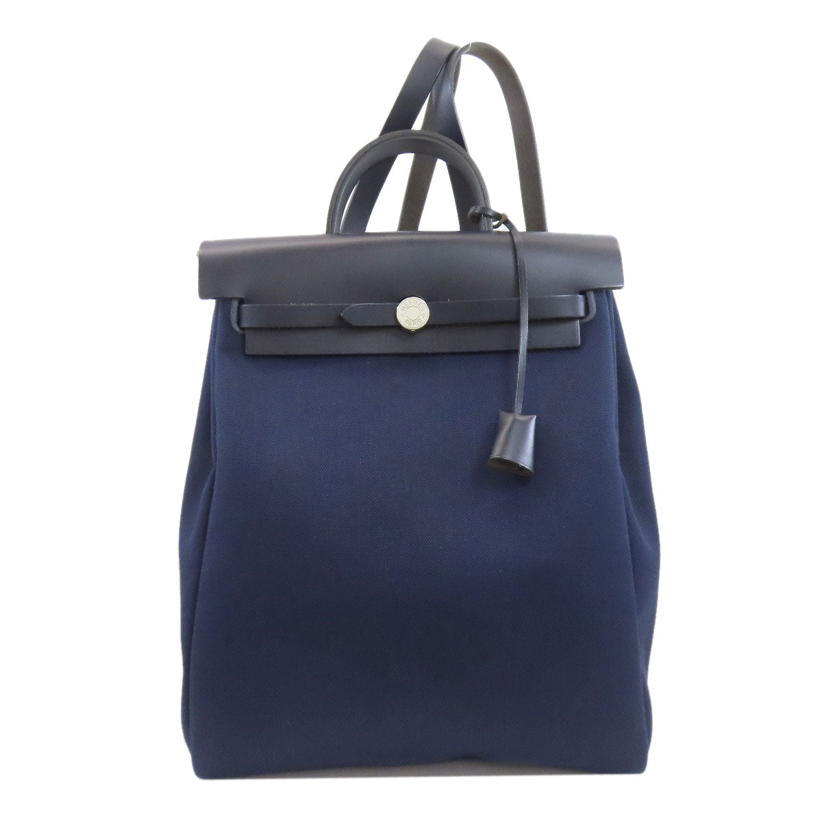 HERMES エルメス エールバッグ ジップ アドMM シルバー金具 ハンドバッグ トワルオフィシェ レディース 中古
