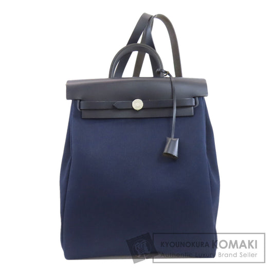 HERMES エルメス エールバッグ ジップ アドMM シルバー金具 ハンドバッグ トワルオフィシェ レディース 中古