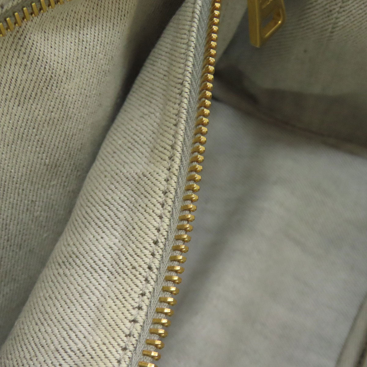 PRADA プラダ 1BG439 カナパミニ 2WAY ハンドバッグ デニム レディース 中古
