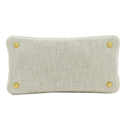 PRADA プラダ 1BG439 カナパミニ 2WAY ハンドバッグ デニム レディース 中古