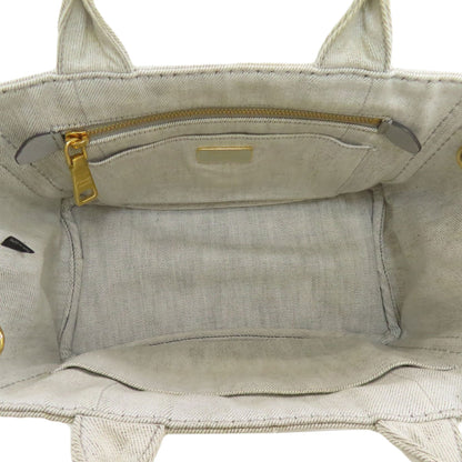 PRADA プラダ 1BG439 カナパミニ 2WAY ハンドバッグ デニム レディース 中古