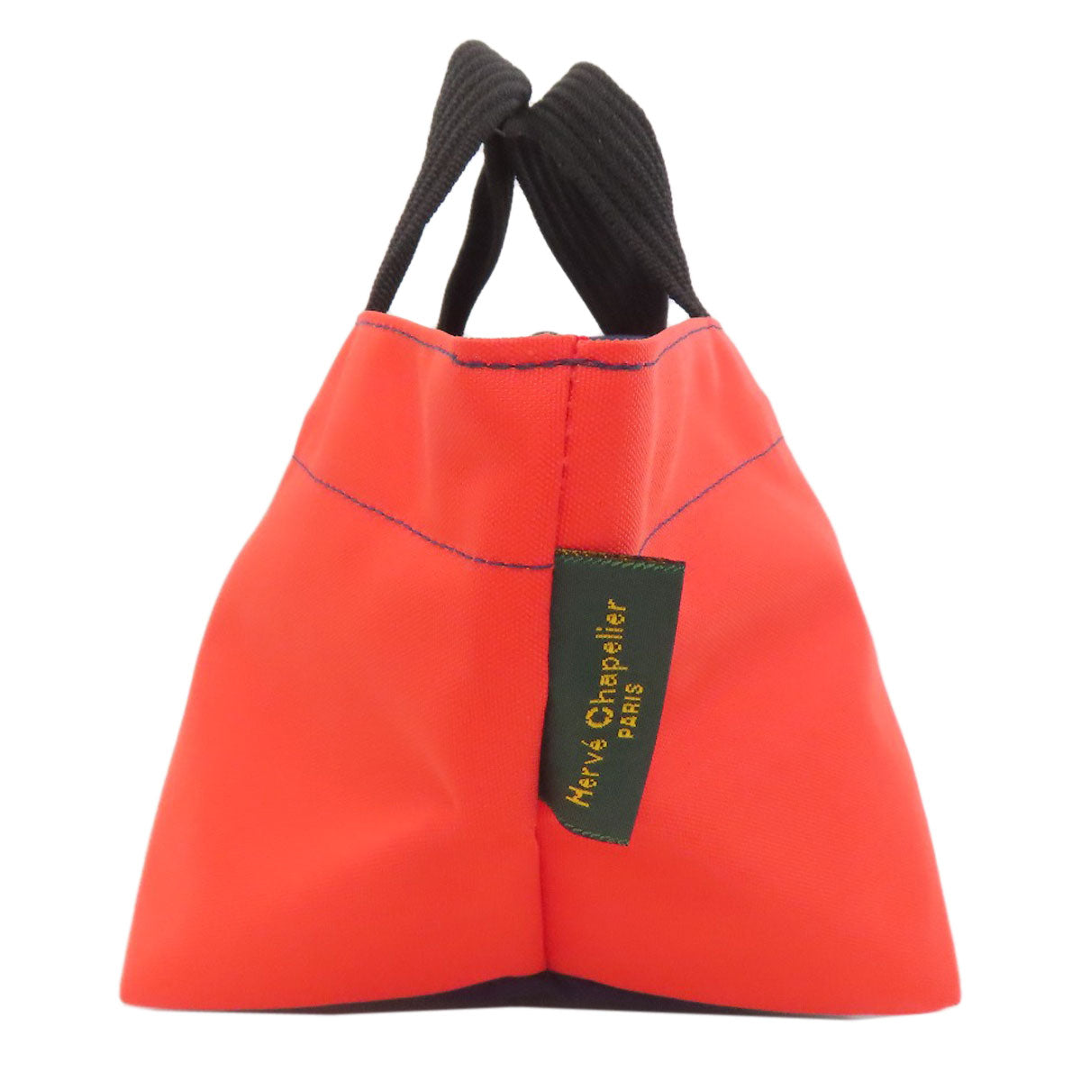 Herve Chapelier エルベ・シャプリエ 舟形トート ハンドバッグ ナイロン レディース 中古