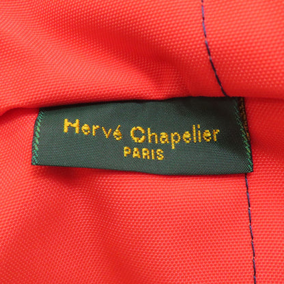 Herve Chapelier エルベ・シャプリエ 舟形トート ハンドバッグ ナイロン レディース 中古
