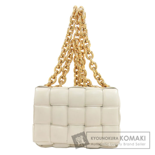 BOTTEGA VENETA ボッテガヴェネタ チェーン カセット 2WAY ハンドバッグ カーフ レディース 中古