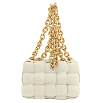 BOTTEGA VENETA ボッテガヴェネタ チェーン カセット 2WAY ハンドバッグ カーフ レディース 中古