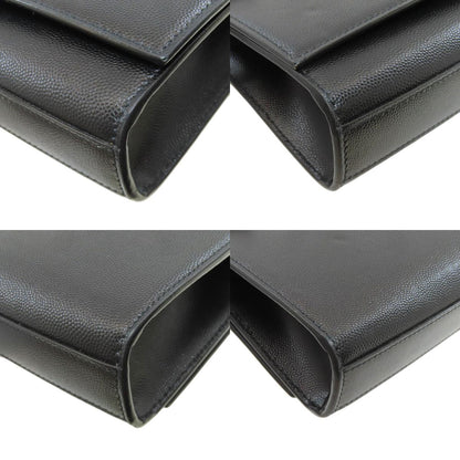 SAINT LAURENT サンローラン カサンドラ ショルダーバッグ カーフ レディース 中古