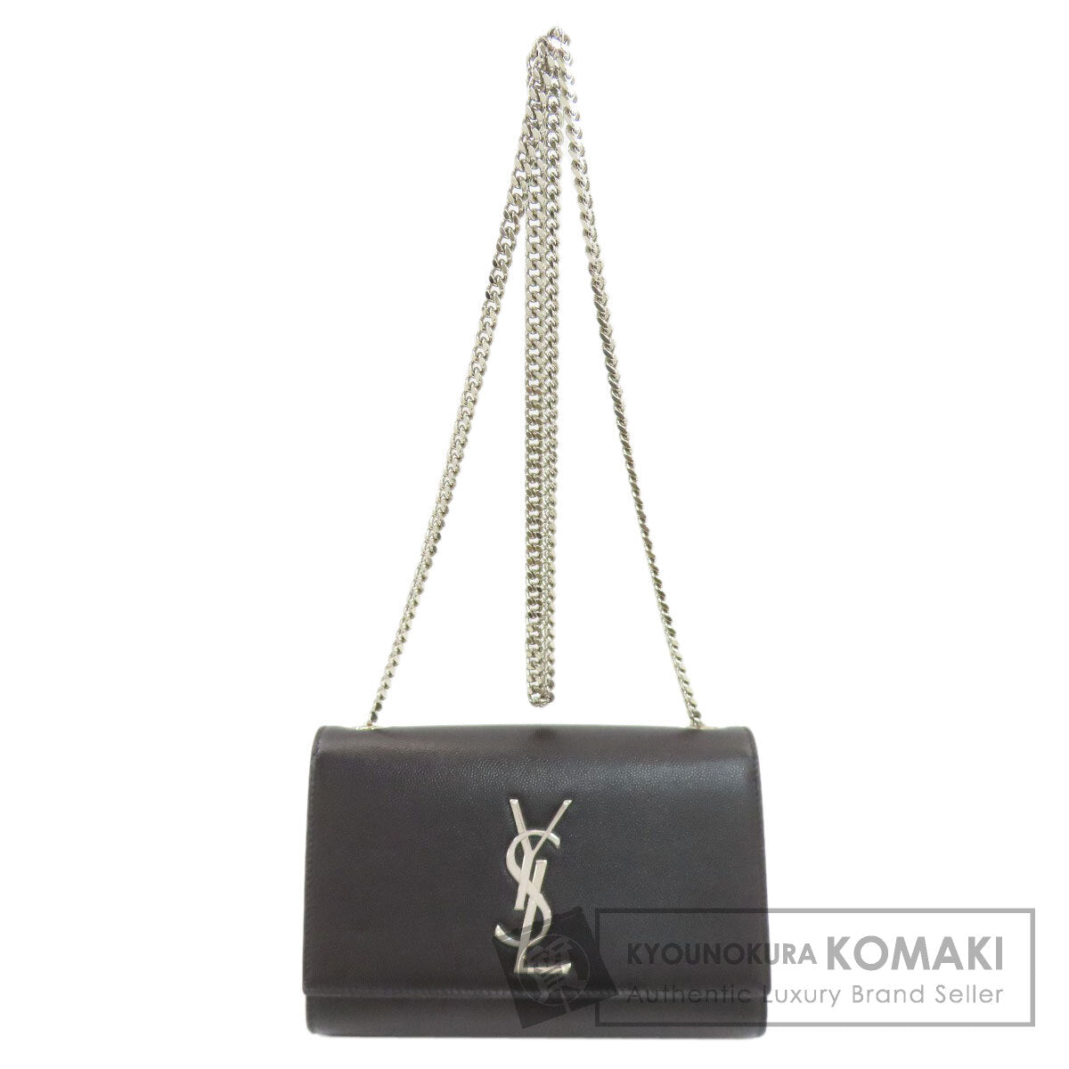 SAINT LAURENT サンローラン カサンドラ ショルダーバッグ カーフ レディース 中古