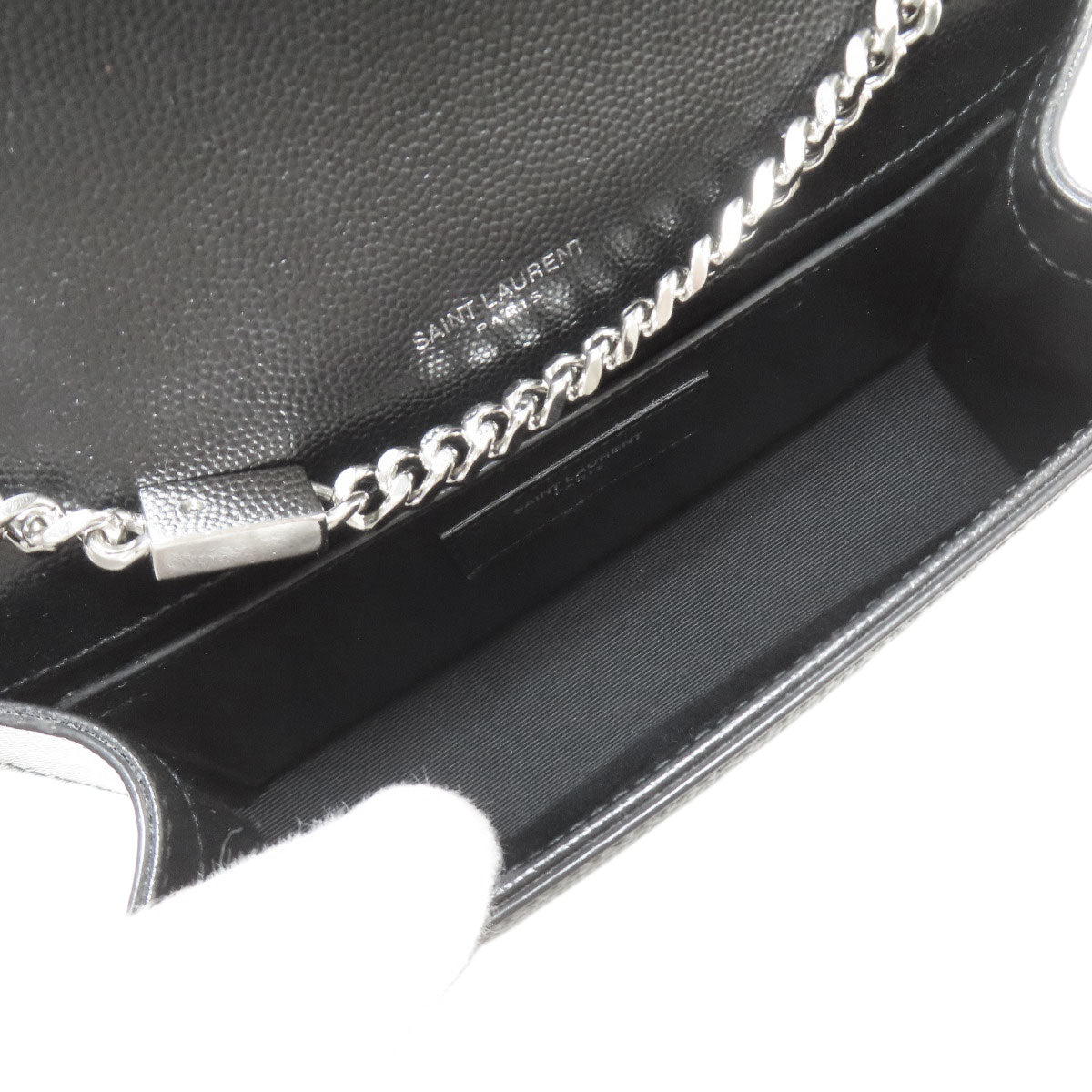 SAINT LAURENT サンローラン カサンドラ ショルダーバッグ カーフ レディース 中古