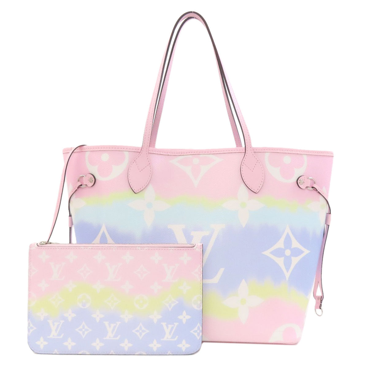 LOUIS VUITTON ルイヴィトン M45270 ネヴァーフルMM エスカル トートバッグ カーフ レディース 中古