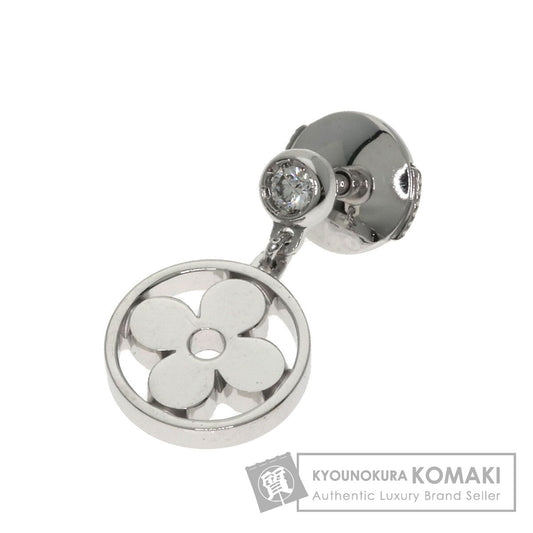 ルイヴィトン モノグラム イディール ダイヤモンド 単品 Q96167 ピアス 中古 商品画像1