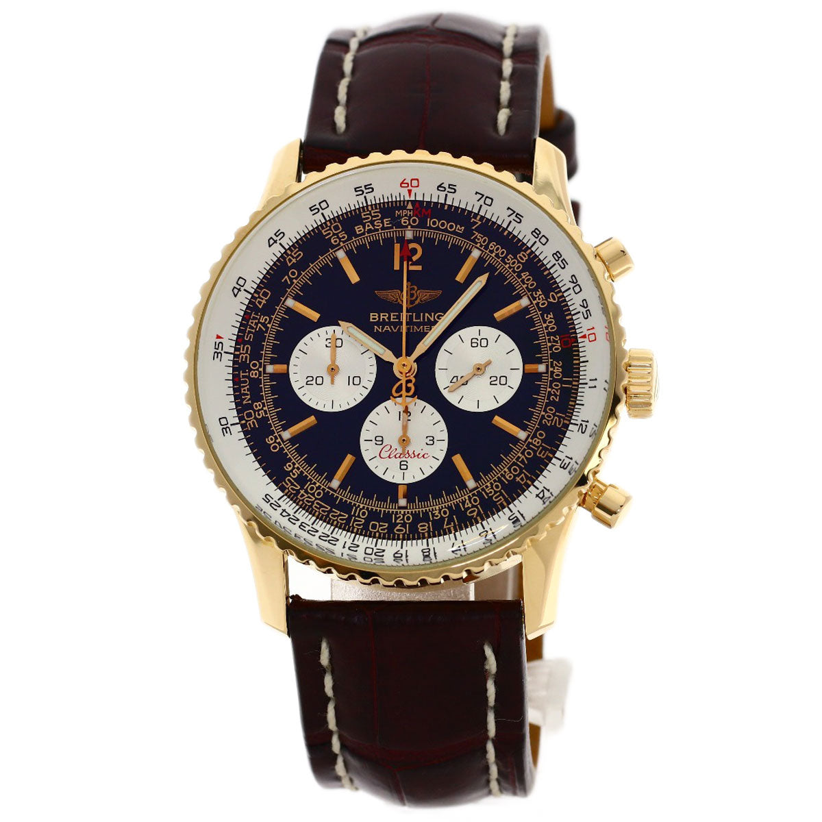BREITLING ブライトリング H30330 ナビタイマー クラシック 100本限定 腕時計 K18PG メンズ 中古