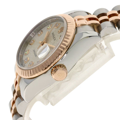 ROLEX ロレックス 179171G デイトジャスト 10P ダイヤモンド 腕時計 SS レディース 中古