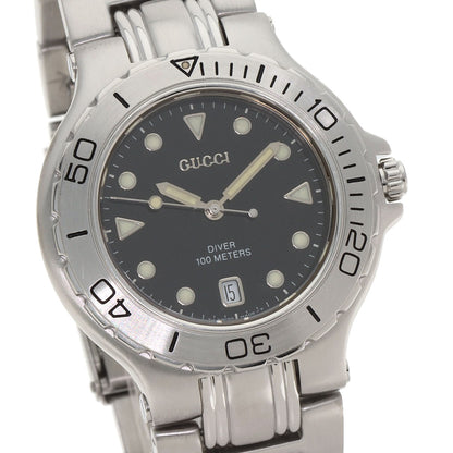 GUCCI グッチ 9750M ダイバー 腕時計 SS メンズ 中古