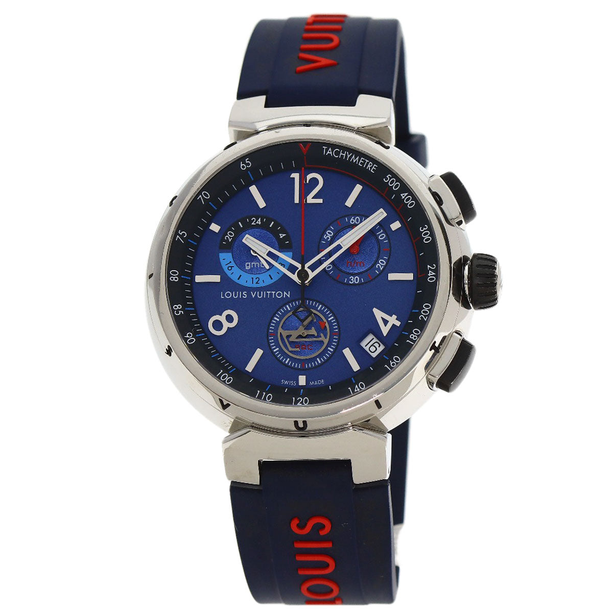 LOUIS VUITTON ルイヴィトン QA153 タンブール アウトドア 腕時計 SS メンズ 中古