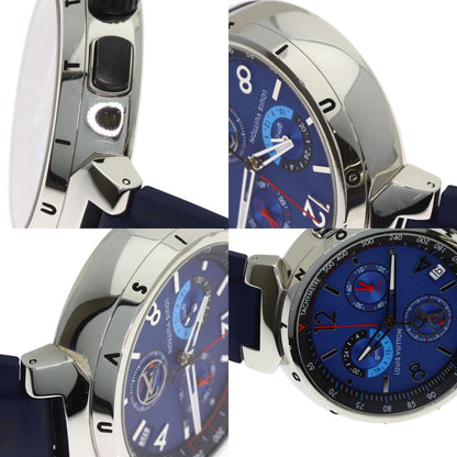 LOUIS VUITTON ルイヴィトン QA153 タンブール アウトドア 腕時計 SS メンズ 中古