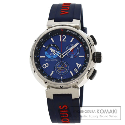 LOUIS VUITTON ルイヴィトン QA153 タンブール アウトドア 腕時計 SS メンズ 中古