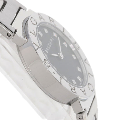 BVLGARI ブルガリ BB26SS/12 ブルガリブルガリ 12P ダイヤモンド 腕時計 SS レディース 中古